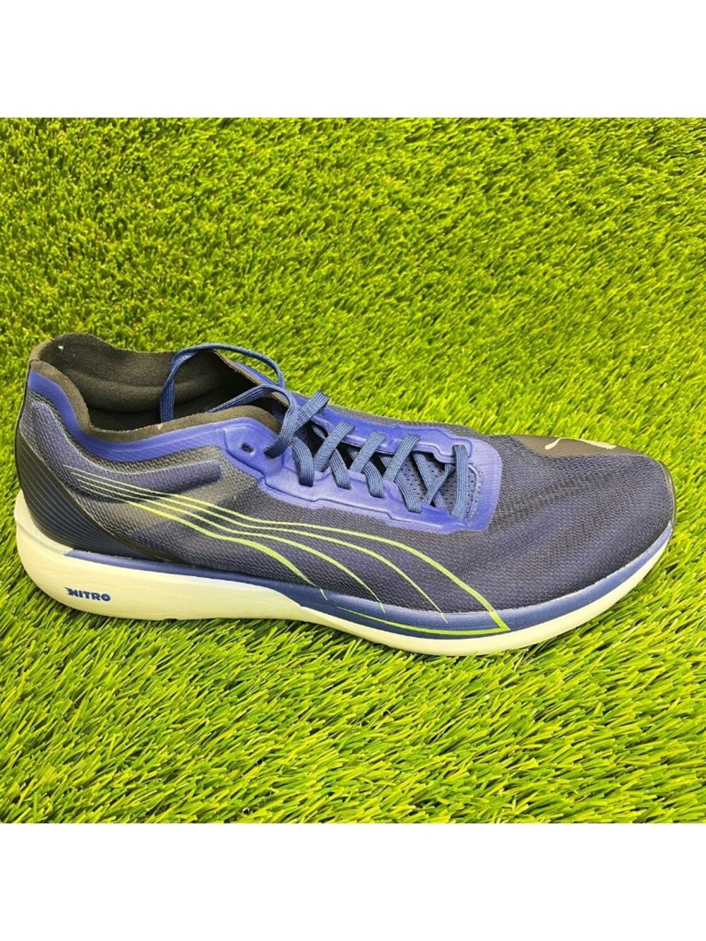 Puma Liberate Nitro Elektro Blue Mens Size 11 Athletic Running Shoes Sneakers